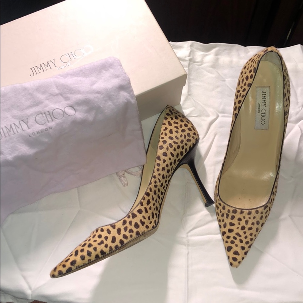 Cheetah print jimmy choo heels